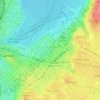 Mapa topográfico Eaux-Vives, altitud, relieve