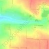 Mapa topográfico Новоселівка Перша, altitud, relieve