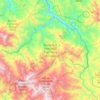 Mapa topográfico Santuario Nacional Cordillera de Colán, altitud, relieve