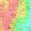 Mapa topográfico Napo, altitud, relieve