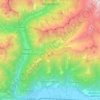 Mapa topográfico Buglio in Monte, altitud, relieve