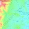 Mapa topográfico Pano, altitud, relieve