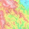 Mapa topográfico Rodríguez de Mendoza, altitud, relieve