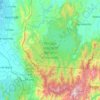 Mapa topográfico Parque Nacional Natural Paramillo, altitud, relieve