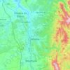 Mapa topográfico Anadia, altitud, relieve