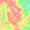 Mapa topográfico Jitotol, altitud, relieve