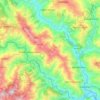 Mapa topográfico Temal, altitud, relieve