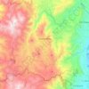 Mapa topográfico Cochapamba, altitud, relieve