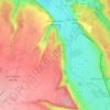 Mapa topográfico Saint-Philbert-sur-Risle, altitud, relieve