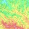 Mapa topográfico 87150, altitud, relieve
