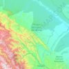 Mapa topográfico Manu, altitud, relieve