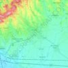 Mapa topográfico Chieri, altitud, relieve