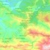 Mapa topográfico Barbacha, altitud, relieve