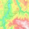 Mapa topográfico Chachapoyas, altitud, relieve
