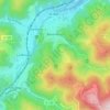 Mapa topográfico Barembach, altitud, relieve