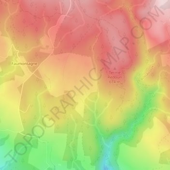 Mapa topográfico 81240, altitud, relieve