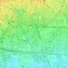 Mapa topográfico Pelindung Hewan, altitud, relieve