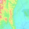 Mapa topográfico Río Mangosiza, altitud, relieve