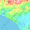 Mapa topográfico El Condado, altitud, relieve