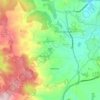 Mapa topográfico Gostei, altitud, relieve