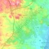 Mapa topográfico Vera, altitud, relieve