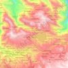 Mapa topográfico Pacucha, altitud, relieve