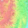 Mapa topográfico Parque Nacional Sangay, altitud, relieve