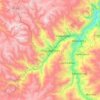 Mapa topográfico Chuquibambilla, altitud, relieve