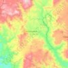 Mapa topográfico Nueva Armenia, altitud, relieve