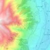 Mapa topográfico Rumipamba, altitud, relieve