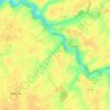 Mapa topográfico Verdes, altitud, relieve