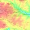Mapa topográfico San José de Guanipa, altitud, relieve