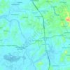 Mapa topográfico Bandaragama DS Division, altitud, relieve