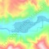 Mapa topográfico Lower Slide Lake, altitud, relieve