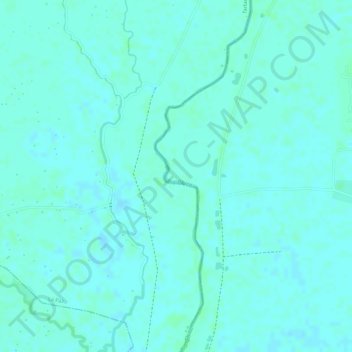 Mapa topográfico Rio Chico, altitud, relieve