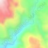 Mapa topográfico Río La Sonta, altitud, relieve