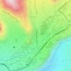 Mapa topográfico Río La Pedregosa, altitud, relieve