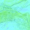 Mapa topográfico Parque de la madre, altitud, relieve