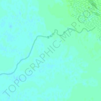 Mapa topográfico 奎屯河, altitud, relieve