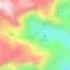 Mapa topográfico Hielo Azul, altitud, relieve