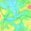 Mapa topográfico Rio Grande o Choluteca, altitud, relieve