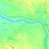 Mapa topográfico North Koel River, altitud, relieve