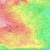 Mapa topográfico Parque Ecologico Restrepo, altitud, relieve