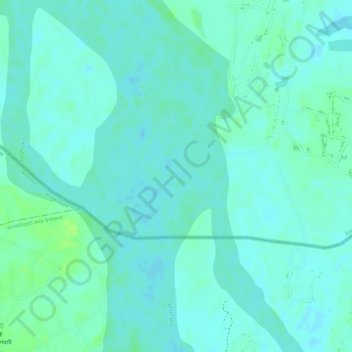 Mapa topográfico Dharla River Bridge, altitud, relieve