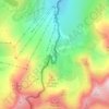 Mapa topográfico Estany de les Abelletes, altitud, relieve