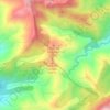 Mapa topográfico Llano Chico, altitud, relieve