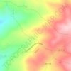 Mapa topográfico La Crucita, altitud, relieve