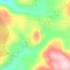 Mapa topográfico Cerro Beata, altitud, relieve