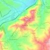 Mapa topográfico Baguanchi, altitud, relieve