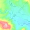Mapa topográfico Muyuna, altitud, relieve